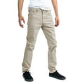 thumbnail image 1 of Alta Men Designer Fashion Slim Skinny Fit Stretch Denim Jeans Pants - Light Grey - Size 30, 1 of 7