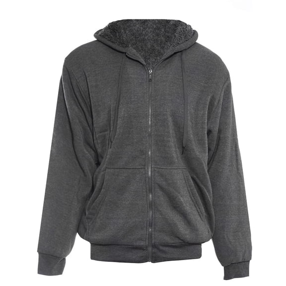 Alta Men's Hoodie Zip Up Jacket Sherpa Lined Fleece Sweater