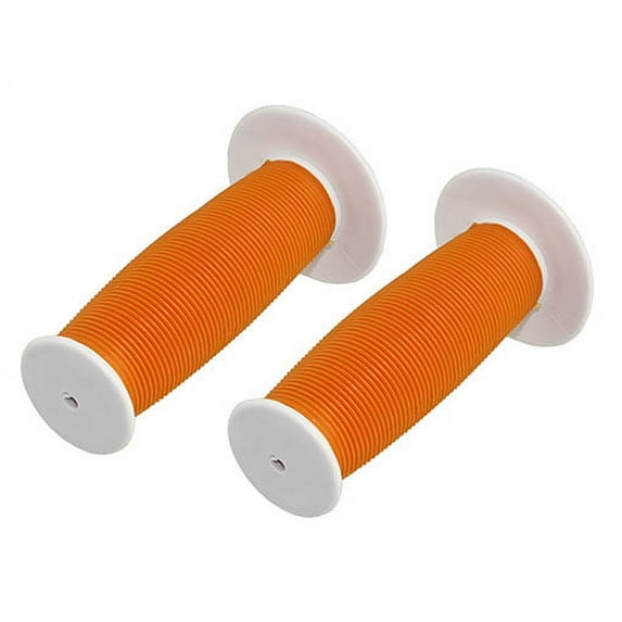Alta Mushroom Two-Tone Bike Grips, Multiple Colors (White/Orange)