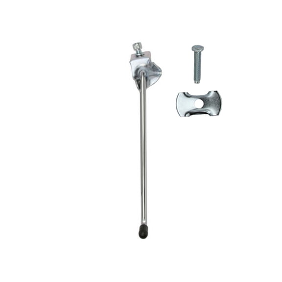 Alta Steel Bicycle Center Mount Kickstand Steel Plated Support ( Bicycle Chrome , 9")