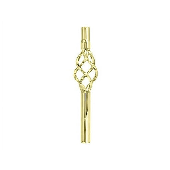 Alta Steel Bicycle Lowrider Cage Seat Post Gold, Multiple Sizes. (25.4mm)