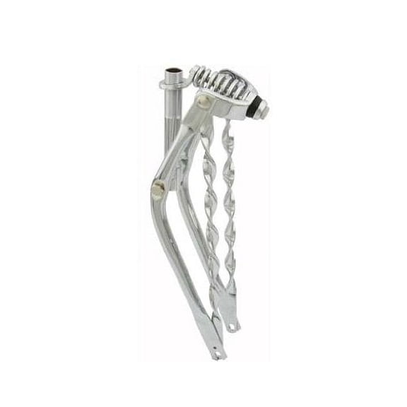 Alta Straight Classic 20" Spring Fork 1" with Flat Twisted Bars Chrome.