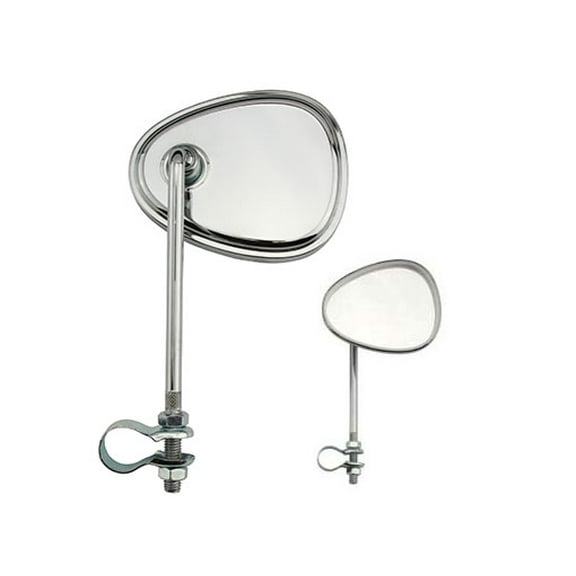 Alta V Bicycle Mirror Steel Bicycle Chrome , Multiple Colors (Steel Bicycle Chrome )