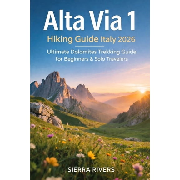 Wanderpeak Adventure Guides Alta Via 1 Hiking Guide Italy 2026: Ultimate Dolomites Trekking Guide for Beginners & Solo Travelers, Book 73, (Paperback)