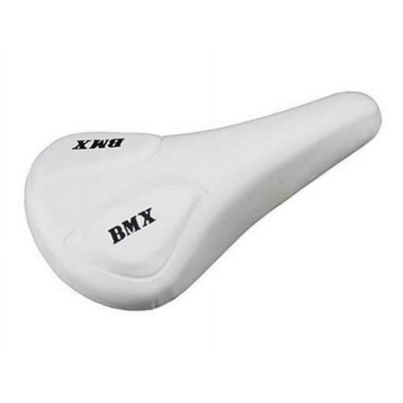 Alta Vinyl Diamond Pattern Vinyl BMX Bike Saddle, Multiple Colors (White)