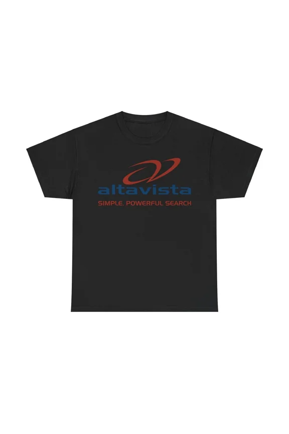 AltaVista Simple Powerful Search Engine Retro Tech Art Unisex T-Shirt, up to size 5XL