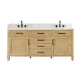 thumbnail image 1 of Altair-13 72" Double Bathroom Vanity in with Grain White Engineered Stone Countertop, 1 of 13