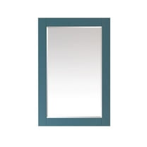 Altair 24" Rectangular Bathroom Wood Framed Wall Mirror in Royal Green