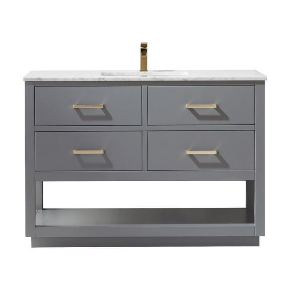 Altair 532048-Ca-Nm Remi 48" Free Standing Single Basin Vanity Set - Grey