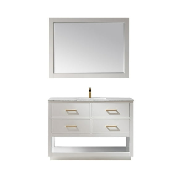 Altair 532048-Ca Remi 48" Free Standing Single Basin Vanity Set - White