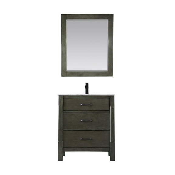 Altair 535030-Ca Maribella 30" Free Standing Single Basin Vanity Set - Rusted Black