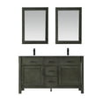 thumbnail image 1 of Altair 535060-Ca Maribella 60" Free Standing Double Basin Vanity Set - Rusted Black, 1 of 7