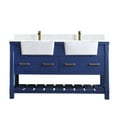 thumbnail image 1 of Altair 537060-Aw-Nm Georgia 60" Free Standing Double Basin Vanity Set - Jewelry Blue, 1 of 7