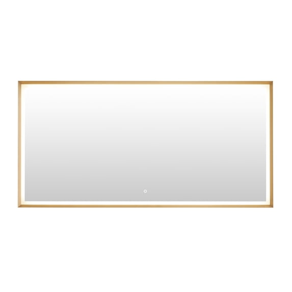 Altair 765072-LED-GF Apollo 72"W X 36"H Rectangular Flat Aluminum Framed Wall Mounted