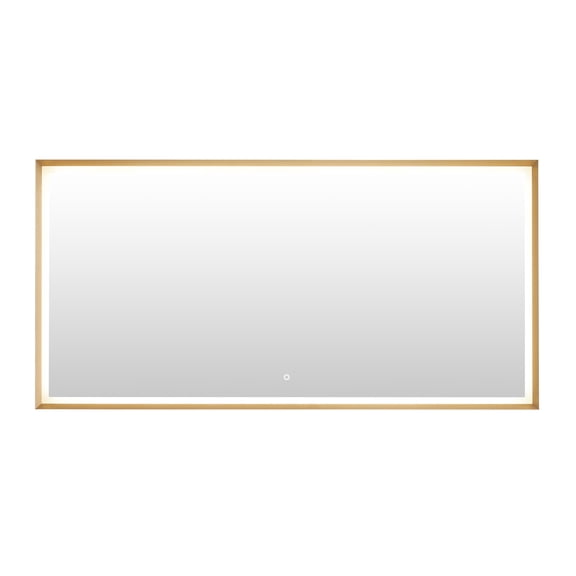Altair 765072-LED-GF Apollo 72"W X 36"H Rectangular Flat Aluminum Framed Wall Mounted