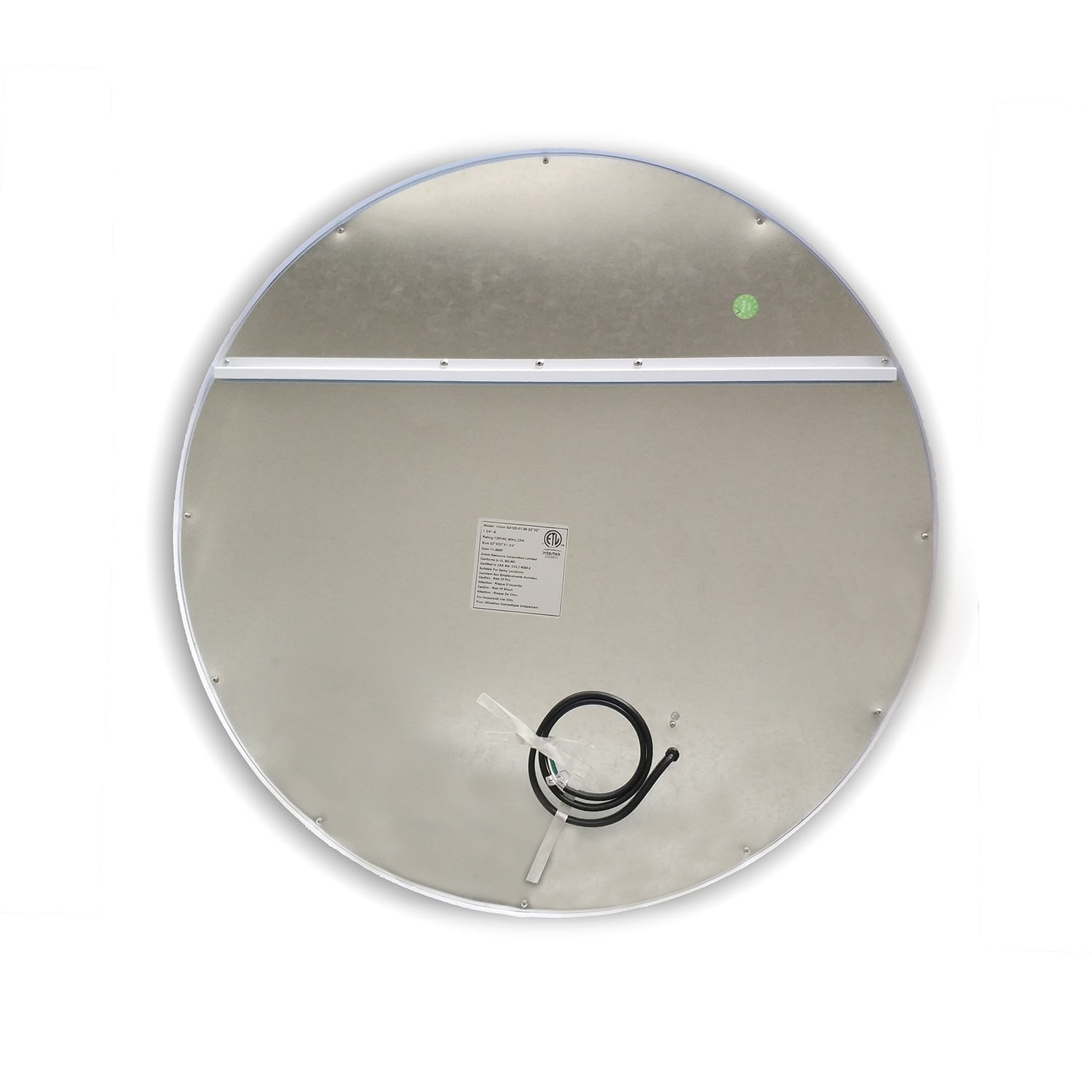 Padova 32" Round Frameless LED Bathroom Vanity Mirror