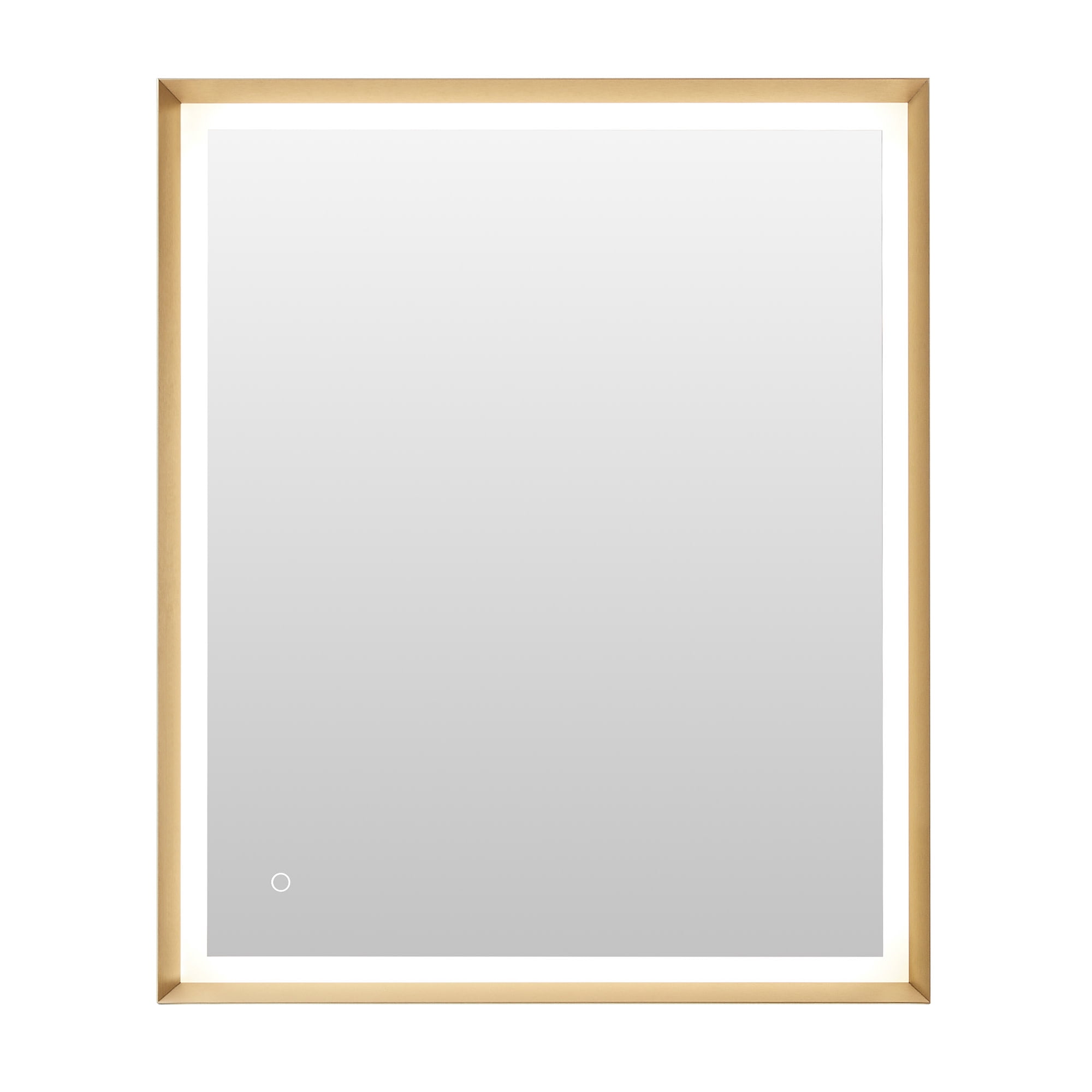 Apollo 36" Gold Rectangular LED Vanity Mirror