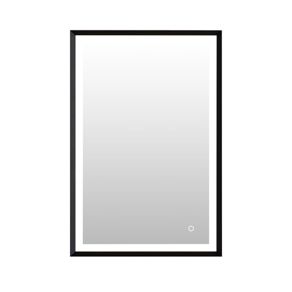 Altair Anti-Fog Dimmable Bathroom LED Vanity Mirror, Matte Black or Gold - 3 Sizes up to 48"