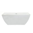 thumbnail image 1 of Altair Design Montague 59" x 30" Freestanding Soaking Acrylic Bathtub, 1 of 16