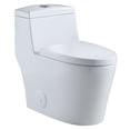 thumbnail image 1 of Altair T280 Savona 1.1 / 1.6 Gpf Dual Flush One Piece Elongated Toilet - White, 1 of 7