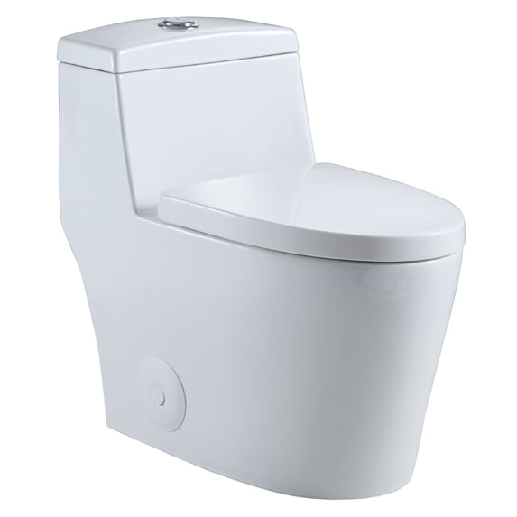 Altair T280 Savona 1.1 / 1.6 Gpf Dual Flush One Piece Elongated Toilet - White