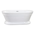 thumbnail image 1 of Altair Design Solace 59" x 30" Freestanding Soaking Acrylic Bathtub in White, 1 of 15