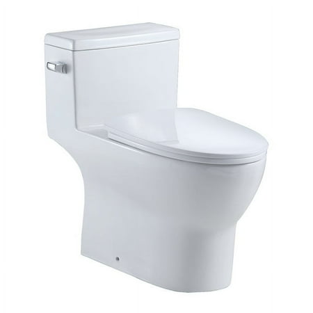 Altair Design Veronoa Dual Flush Elongated One-Piece Toilet (Seat Included)