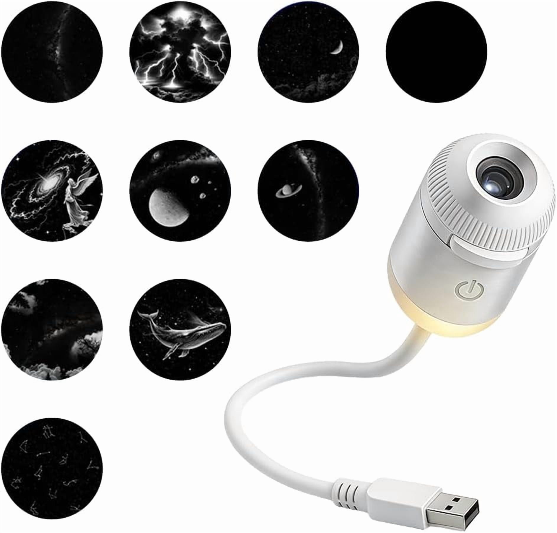 Plug-and-Play HD Star Projector, Galaxy Projector, Led Star Projector Night Light, Nebula CeilingLight for Bedroom Decor