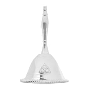 Altar Bell - Silver Plated - 3 Inches H Triquetra