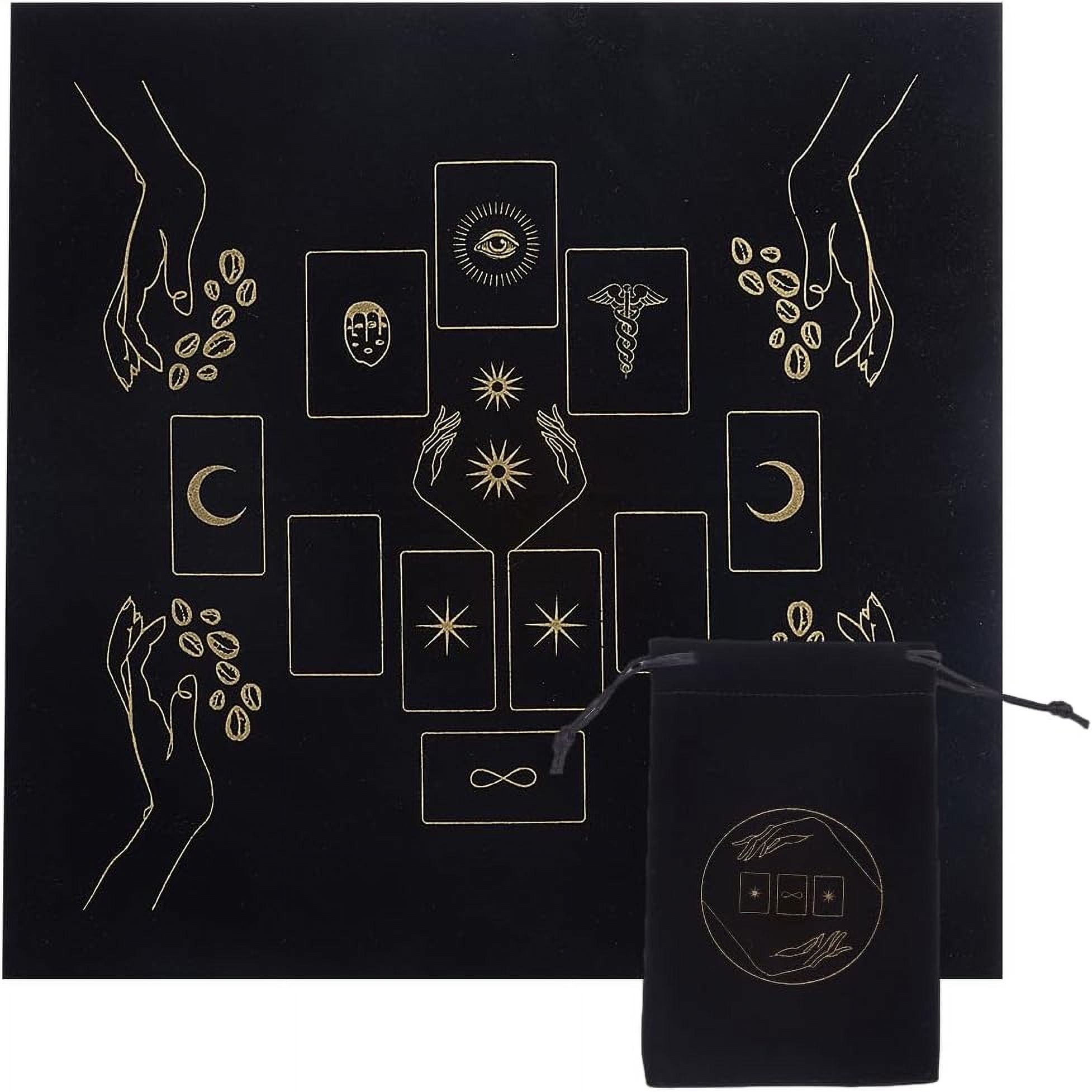 Altar Cloth Tarot Table Cloth Gothic Cards Bag Square Table Cover ...