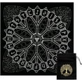 thumbnail image 1 of Altar Cloth Tarot Table Cloth Rune Astrology Gothic Cards Bag Square Table Cover Divination Tree of Life Velvet with Tarot Drawstring Pouch Set Tarot Card Gift for Witchcraft Supplies Witch, 1 of 9