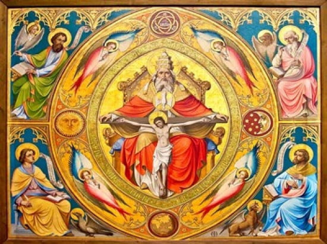 Altar Painting Cologne Germany Canvas Art - Miva Stock  DanitaDelimont (23 x 17)