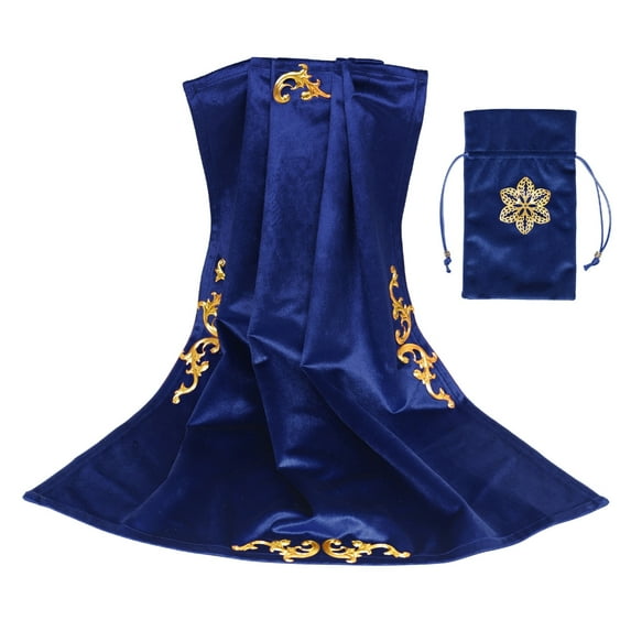 Altar Tarot Cloth Velvet Tarot Cards Tablecloth with Bag Oracles Divinations