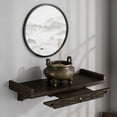 thumbnail image 1 of Altar Tribute Tables Personal Shrine Altar Table Bamboo Prayer Meditation Table with Extendable Tray for Small Spaces, 1 of 5