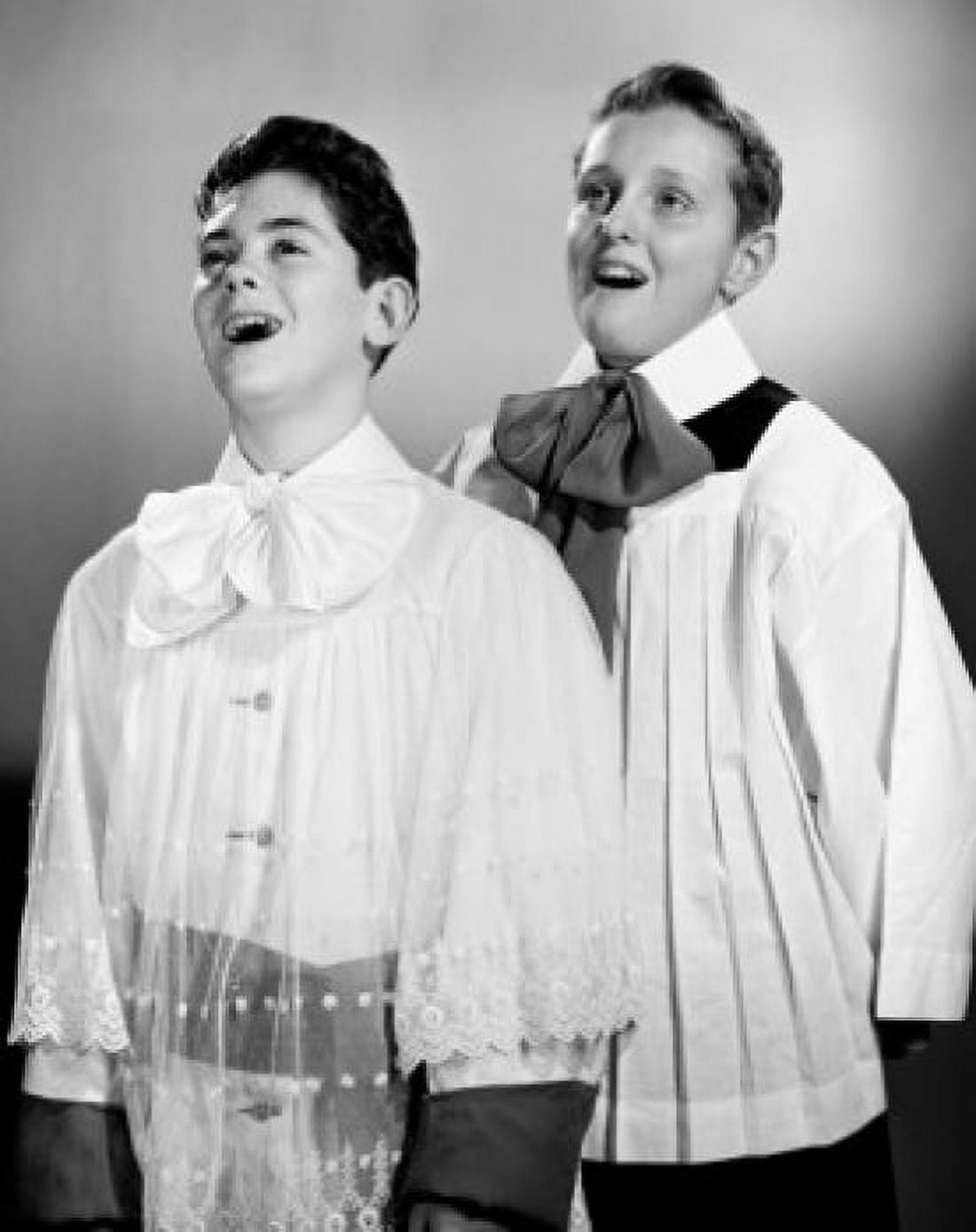 Altar boys singing Canvas Art - (18 x 24)