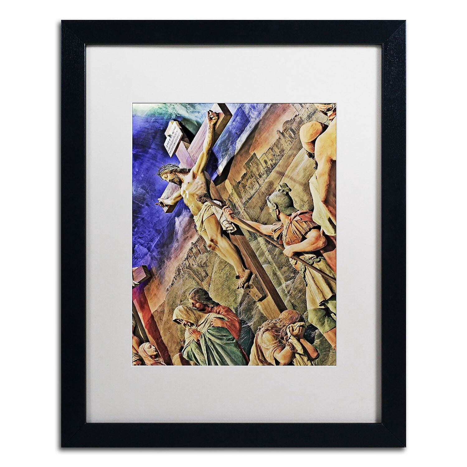 "Altar of Calvary" Canvas Art by Gregory O'Hanlon, White Matte, Black Frame