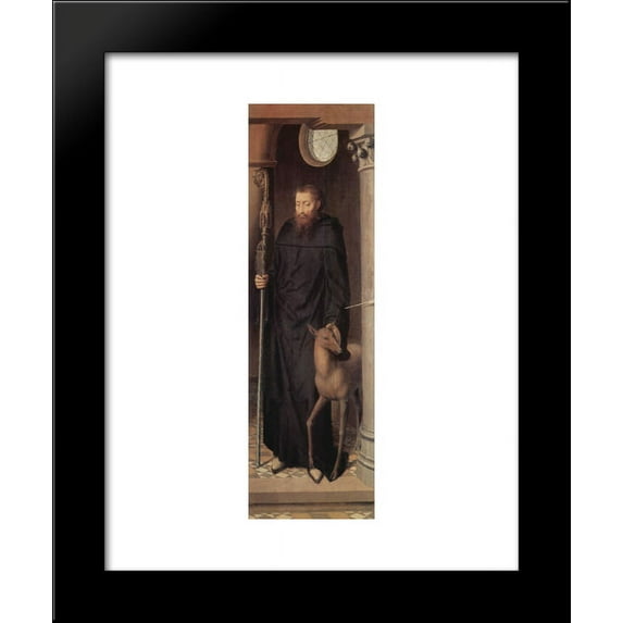 Altar triptych from the Lübeck Cathedral (detail) 20x24 Framed Art Print by Memling, Hans