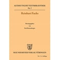 thumbnail image 1 of Altdeutsche Textbibliothek Reinhart Fuchs, Book 7, (Paperback), 1 of 1