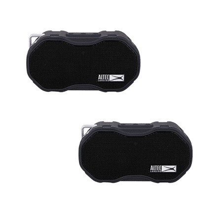 Altec Lansing BabyBoom Portable Bluetooth Speakers , Black, IMW2702PK-BLK