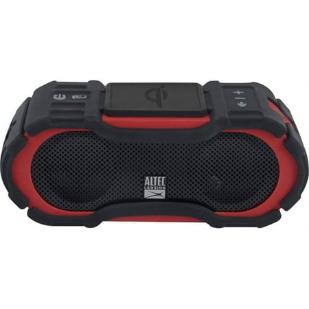 Pre-Owned Altec Lansing BoomJacket Jolt Portable Bluetooth Speaker, Torch Red