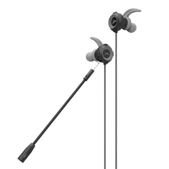 Altec Lansing Combat 3.5mm Gaming Earbuds with Microphone, Inline Controls - Black