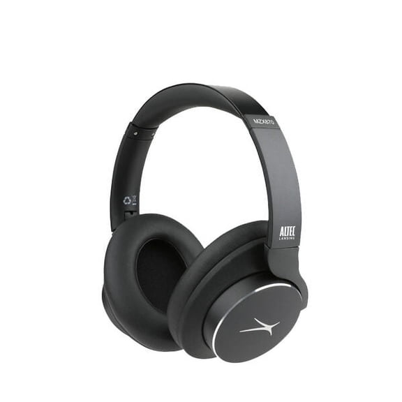 Altec Lansing Comfort Q+ Bluetooth Headphones, Active Noise Cancellation, Comfortable, Quite, Noise Cancelling Headphone, Up to 26 Hours of Playtime, 30 Ft. Wireless Range, Black