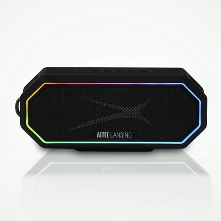 Altec Lansing Hydra Jolt 2.0 Everything Proof Wireless Magnetic Portable Bluetooth Speaker, Black