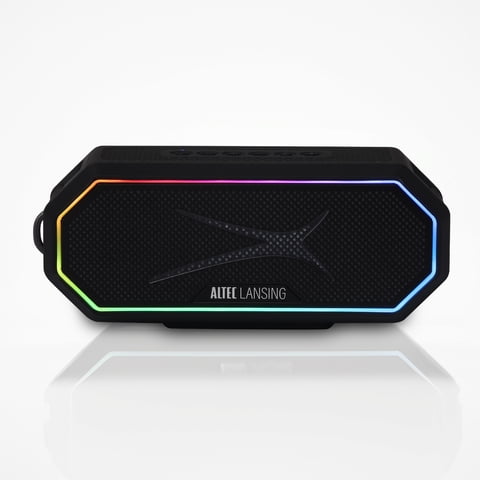 Altec Lansing Hydra Jolt 2.0 Everything Proof Wireless Magnetic Portable Bluetooth Speaker, Black