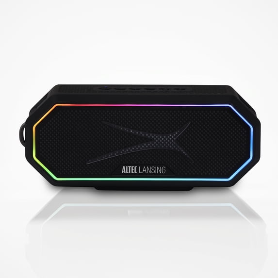 Altec Lansing Hydra Jolt 2.0 Everything Proof Wireless Magnetic Portable Bluetooth Speaker, Black