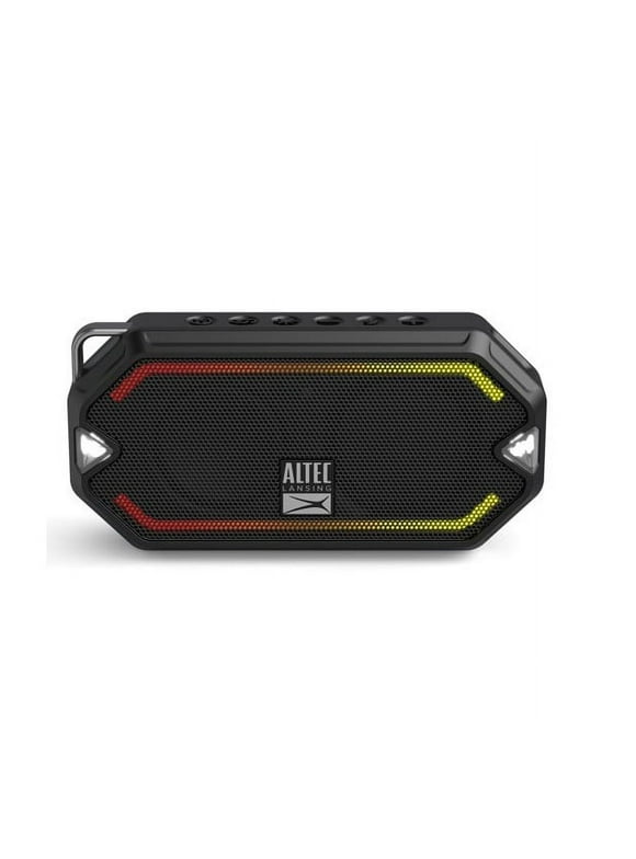 Altec Lansing HydraMini Everythingproof Wireless Portable Bluetooth Speaker, Black, IMW1000-BLK