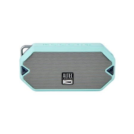 Altec Lansing HydraMini Everythingproof Wireless Portable Bluetooth Speaker, Mint, IMW1000-MTG