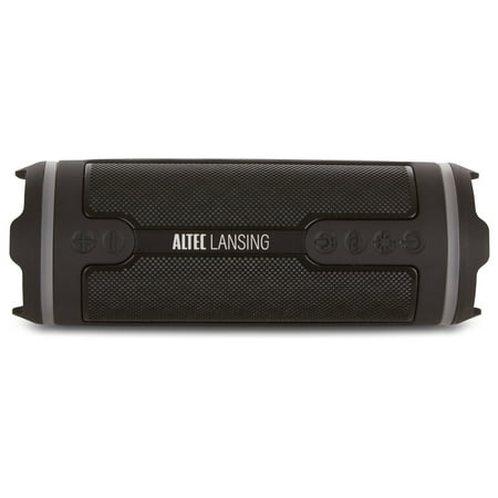 Altec Lansing HydraMOTION 2.0 Bluetooth Portable Speaker with 16-Hour Battery, RGB Lights and USB-C Charging