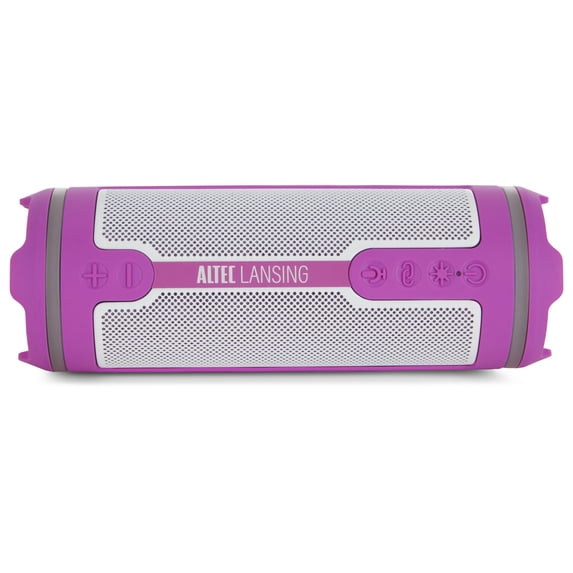 Altec Lansing HydraMotion 2.0 EverythingProof Wireless Portable Bluetooth Speaker, Purple White, IMW1102-PURWT