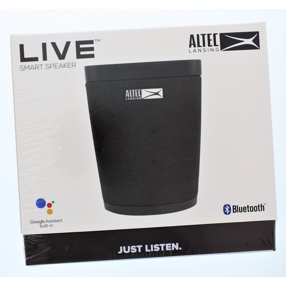 Altec Lansing "Live" Google Voice Assist Speaker - Black (GVA1)